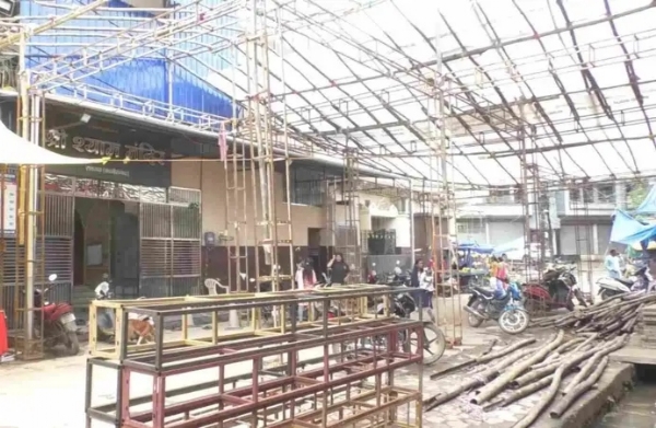 श्याम मंडल द्वारा जन्माष्टमी की तैयारी