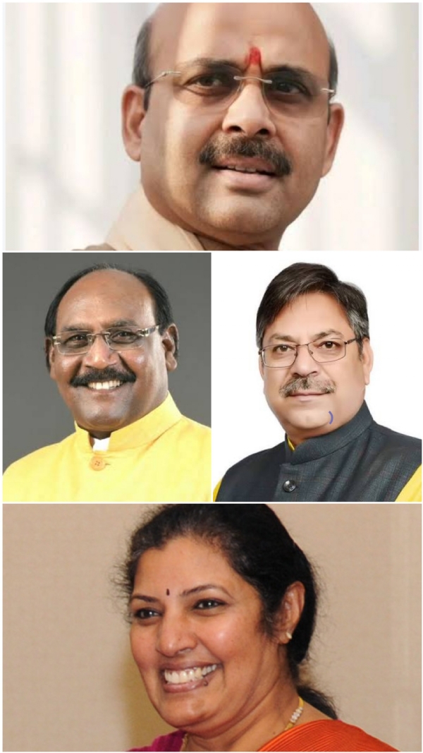 भाजपा के मोर्चों के प्रभारी