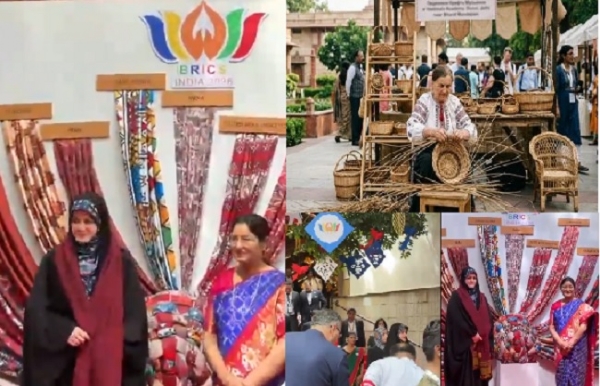 ब्रिक्स बाजार का दौरा करते ईरान के राष्ट्रपति मसूद पेजेशकियन की बेटी जहरा पेजेशकियन की जारी तस्वीर