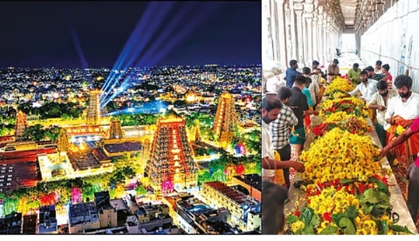 विश्व प्रसिद्ध मदुरै मीनाक्षी अम्मन मंदिर विश्व प्रसिद्ध मदुरै मीनाक्षी अम्मन मंदिर